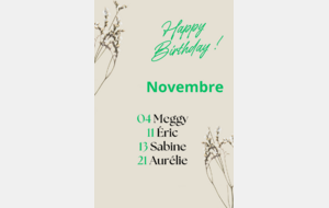Anniversaires de novembre
