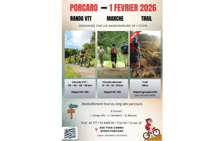 rando / VTT / Trail de Porcaro